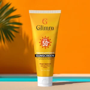 Glimra's SunGuard SPF 50+ Sunscreen